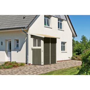 Gartenhaus 'Wörlitz' terragrau 117 x 214 x 217 cm