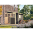 Gartenhaus 'Klosterfelde 3' terragrau 200 x 230 x 320 cm