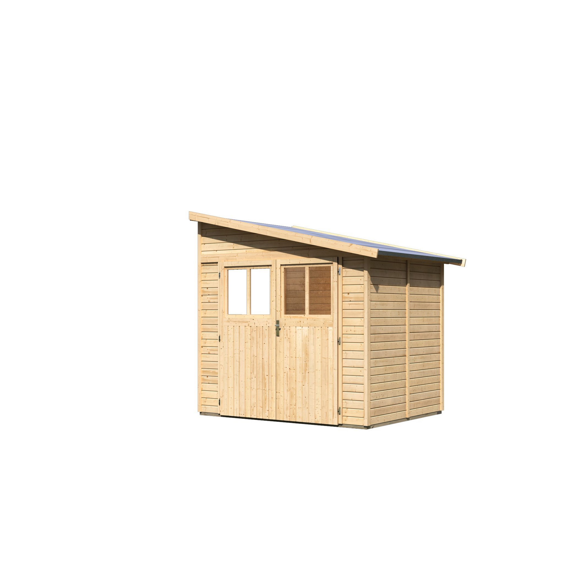 Gartenhaus 'Walsorde 2' naturbelassen 255 x 243 x 232 cm