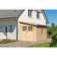 Gartenhaus 'Walsorde 3' naturbelassen 255 x 243 x 232 cm