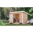 Gartenhaus 'Meteor A' naturbelassen/weiß 309 x 218,5 x 292,4 cm
