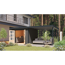 Gartenhaus-Set 'Meteor B' terragrau/anthrazit mit Anbaudach 309 x 218,5 x 292,4 cm