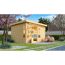 Gartenhaus aus Holz mit Terrasse