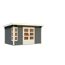 Gartenhaus aus Holz mit Doppeltür und Fenstern