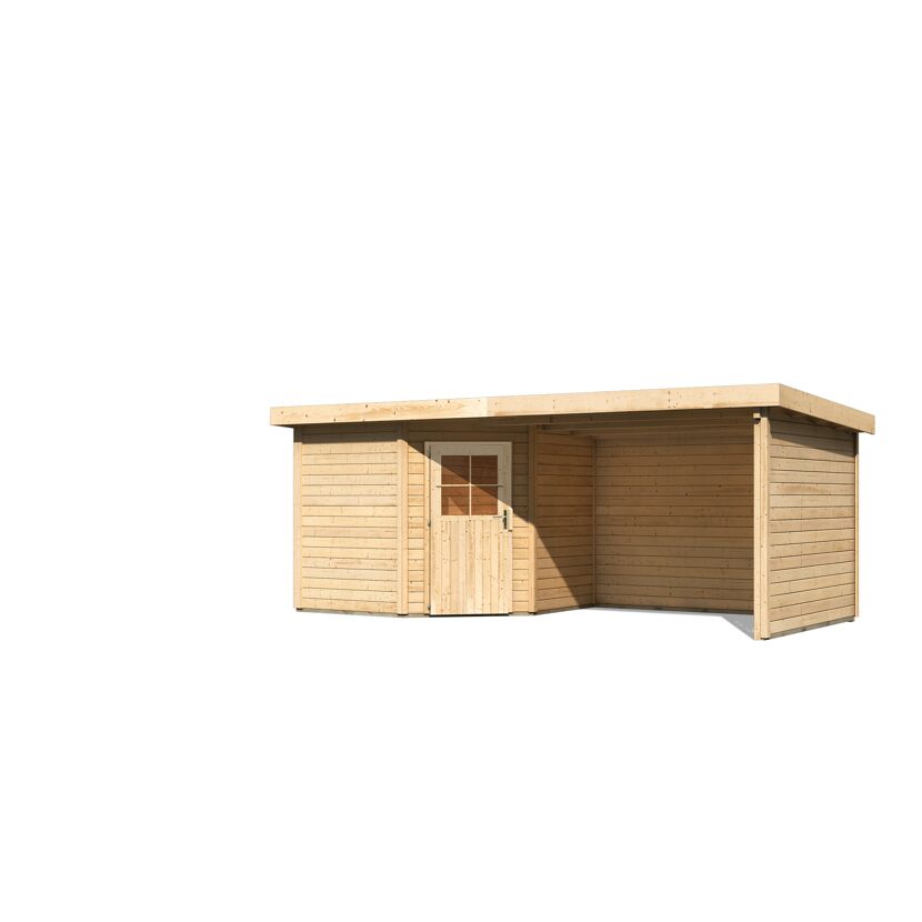 Gartenhaus aus Holz mit Schleppdach