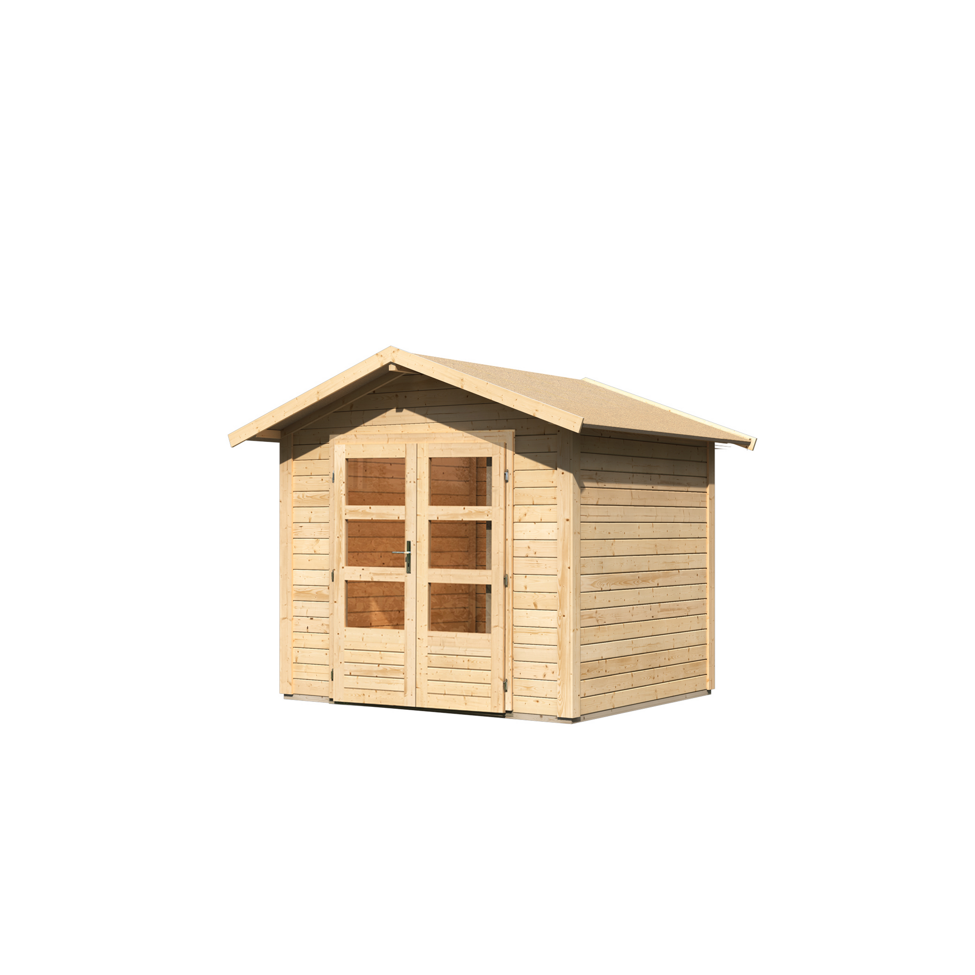 Gartenhaus 'Koberg 3' naturbelassen 270 x 230 x 234 cm