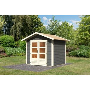 Gartenhaus 'Koberg 3' terragrau 270 x 230 x 234 cm