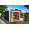 Gartenhaus'Koberg 6' terragrau 300 x 234 x 304 cm