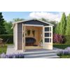 Gartenhaus'Koberg 6' terragrau 300 x 234 x 304 cm