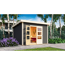 Gartenhaus 'Fortheim 3' terragrau 346 x 229,5 x 331,5 cm