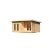 Gartenhaus aus Holz mit Terrasse