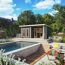 Gartenhaus mit Pool