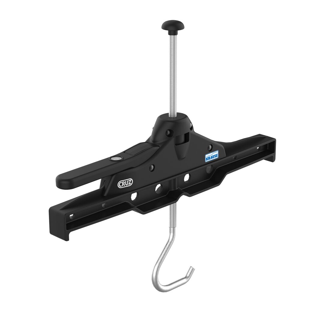 Schwarzes Leitersicherungs-Set mit Haken