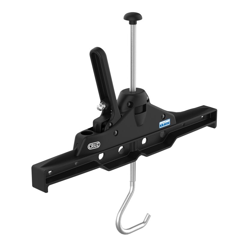 Schwarze Leitersicherung mit Haken