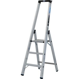 Stehleiter 'Stabilo' aluminium 3 Stufen, Standhöhe 70 cm