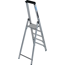 Stehleiter 'Stabilo' aluminium 5 Stufen, Standhöhe 120 cm