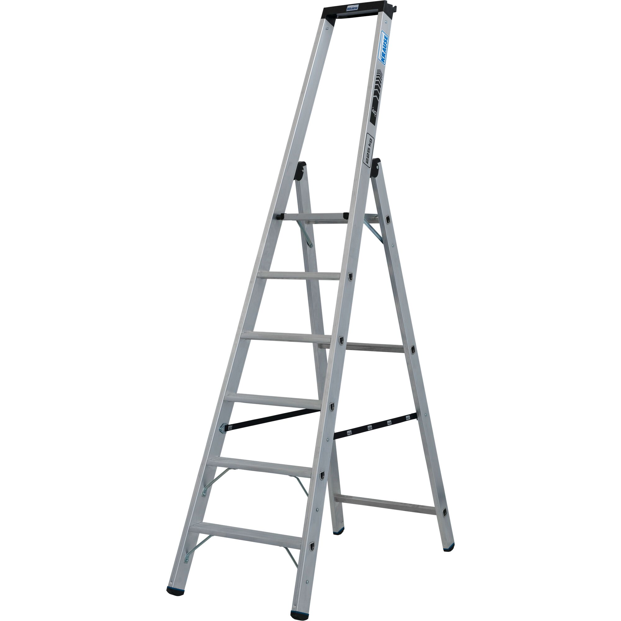 Aluminium-Stehleiter mit sechs Stufen