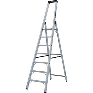 Stehleiter 'Stabilo' aluminium 7 Stufen, Standhöhe 165 cm