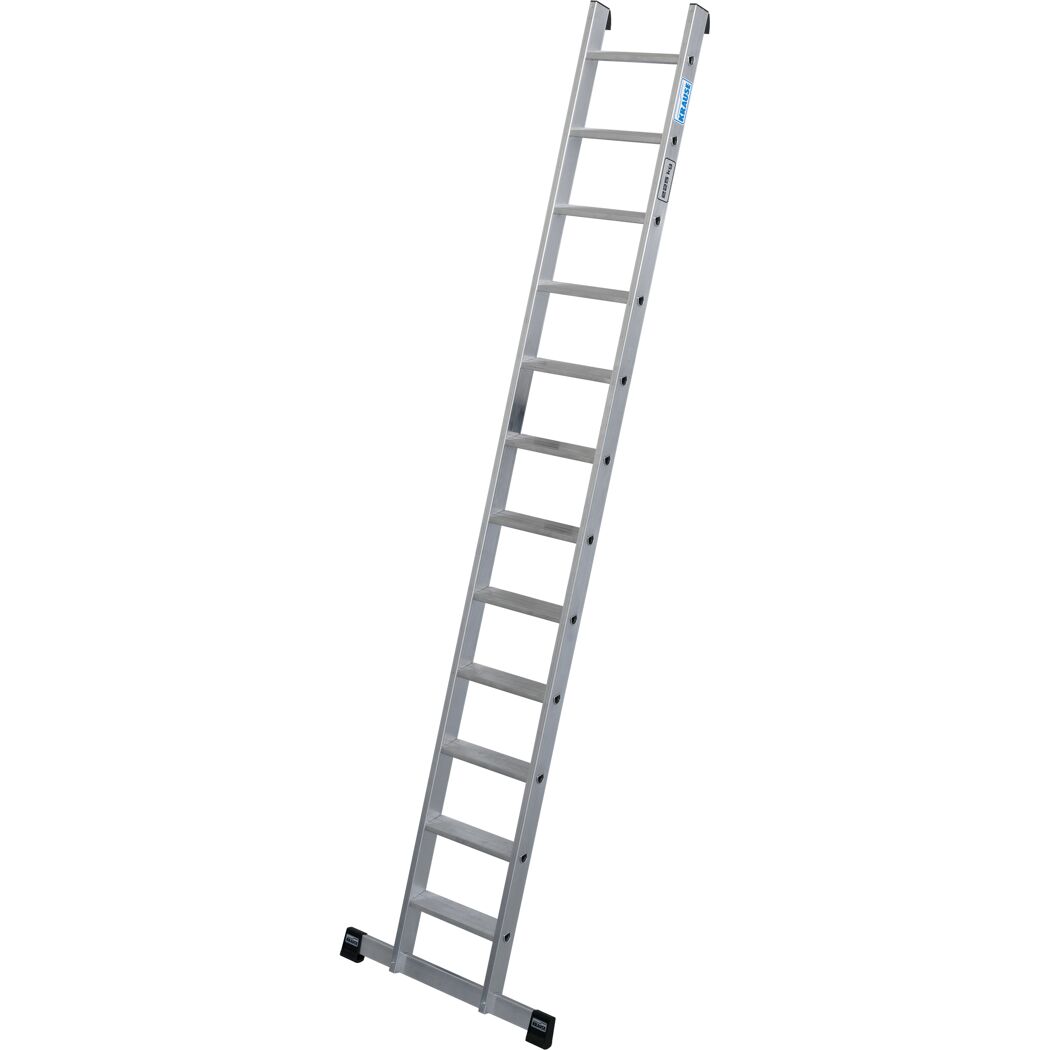 Anlegeleiter 'Stabilo' aluminium 12 Stufen, Standhöhe 210 cm