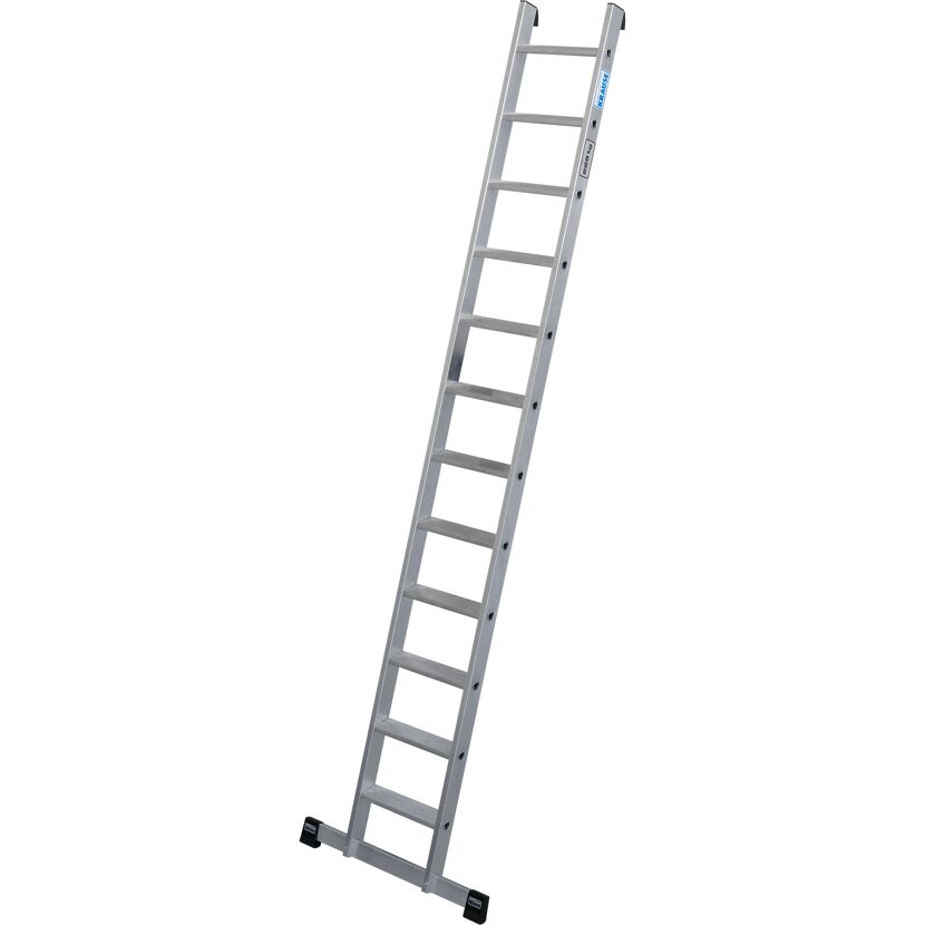 Anlegeleiter 'Stabilo' aluminium 12 Stufen, Standhöhe 210 cm