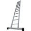 Anlegeleiter 'Stabilo' aluminium 12 Stufen, Standhöhe 210 cm