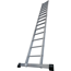 Anlegeleiter 'Stabilo' aluminium 15 Stufen, Standhöhe 280 cm