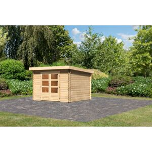 Gartenhaus 'Ried 5' naturbelassen 315 x 220 x 333 cm