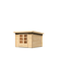 Gartenhaus 'Ried 5' naturbelassen 315 x 220 x 333 cm