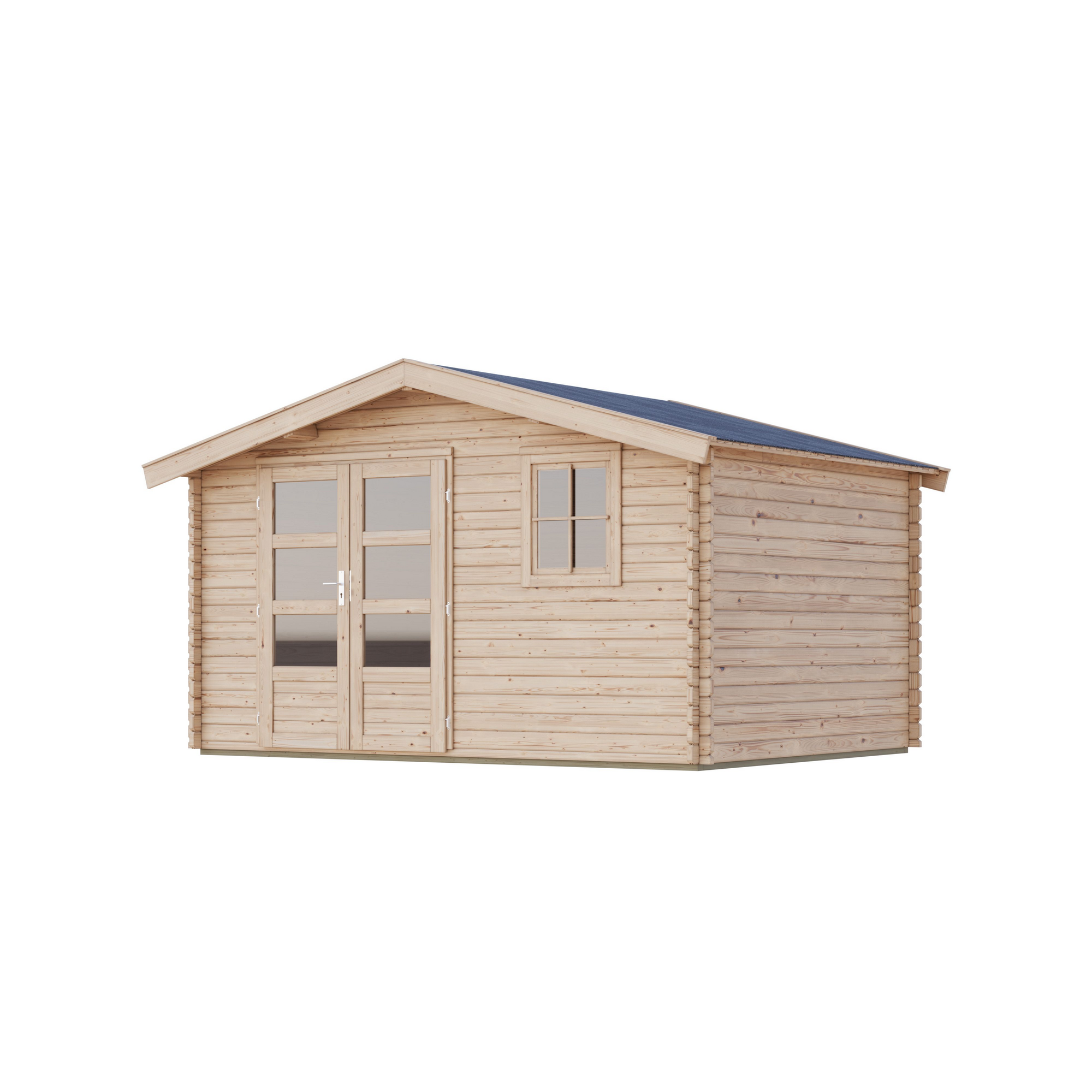 Gartenhaus 'Selsingen 5' naturbelassen 407 x 241 x 320 cm