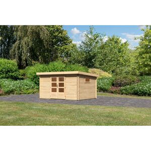 Gartenhaus 'Ahrensburg 5' naturbelassen 406 x 217 x 333 cm