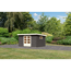 Gartenhaus 'Ahrensburg 5' terragrau 406 x 217 x 333 cm