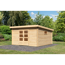 Gartenhaus 'Ahrensburg 6' naturbelassen 406 x 228 x 422 cm