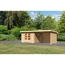 Gartenhaus aus Holz mit Flachdach