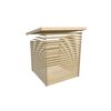Aufbau eines Gartenhauses aus Holz
