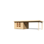 Gartenhaus-Set 'Ahrensburg 3' naturbelassen mit Anbaudach 716,5 x 217 x 333 cm