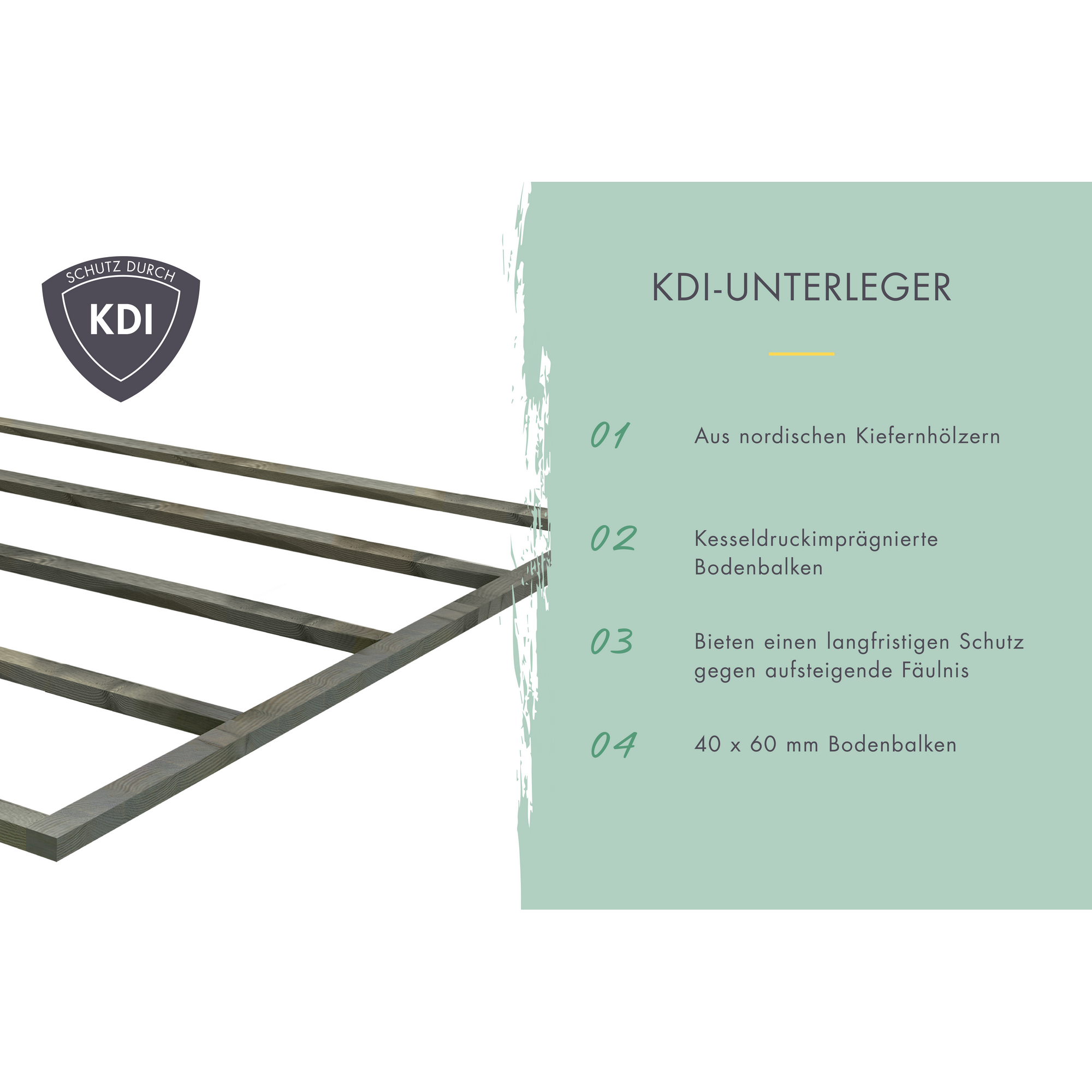 Gartenhaus-Set 'Kombo' naturbelassen 300 x 196,5 x 186 cm mit Pultdach, Schrank und Anbaudach + product picture