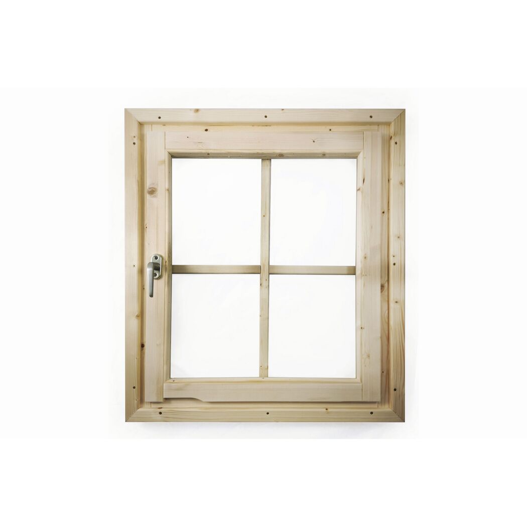 Holzfenster mit Sprossen