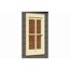 Fenster elfenbeinfarben 69 x 80 cm