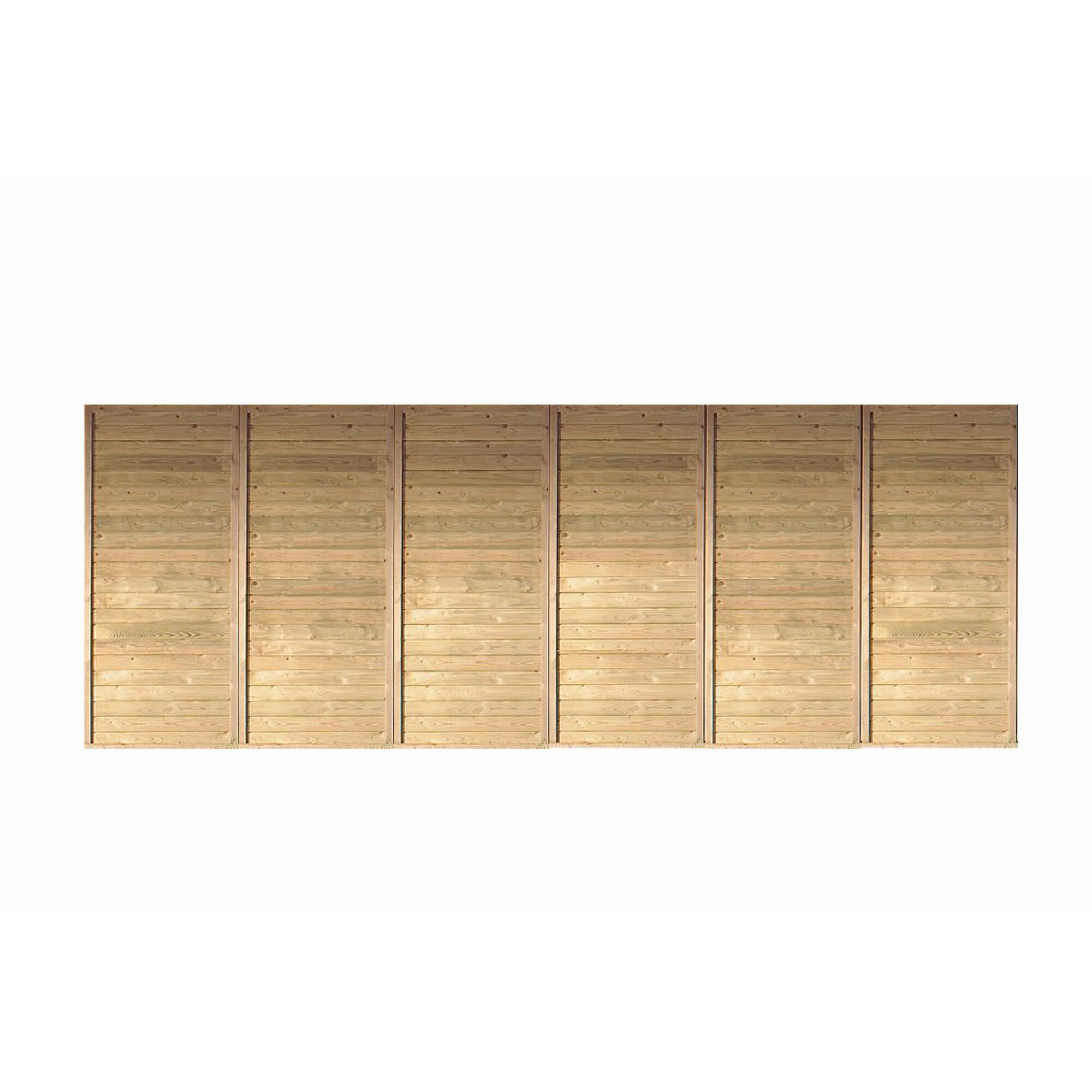 Hölzerner Gartenzaun