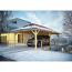 Auto unter Carport