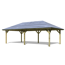 Verkleinertes Bild von Carport 'Kirn 2' naturbelassen 359 x 706,5 cm