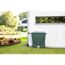 Regentonne 'BASICline' grün 520 l mit Deckel und Hahn 124 x 80 x 93 cm