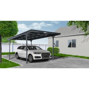 Einzelcarport 'Eco' anthrazit 503 x 300 x 232 cm