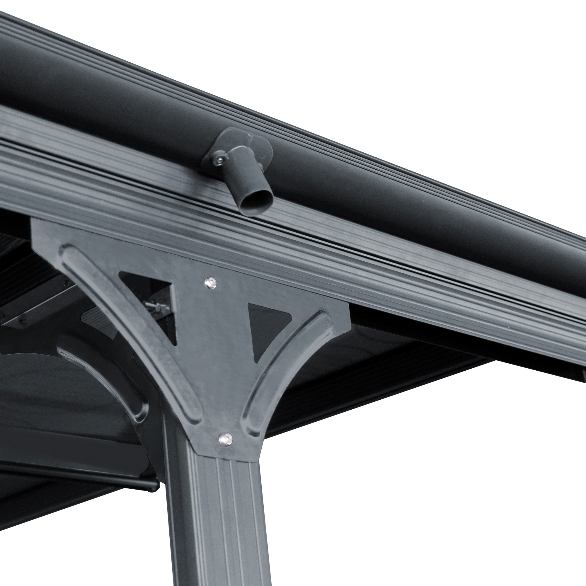 Einzelcarport 'Eco' anthrazit 503 x 300 x 232 cm