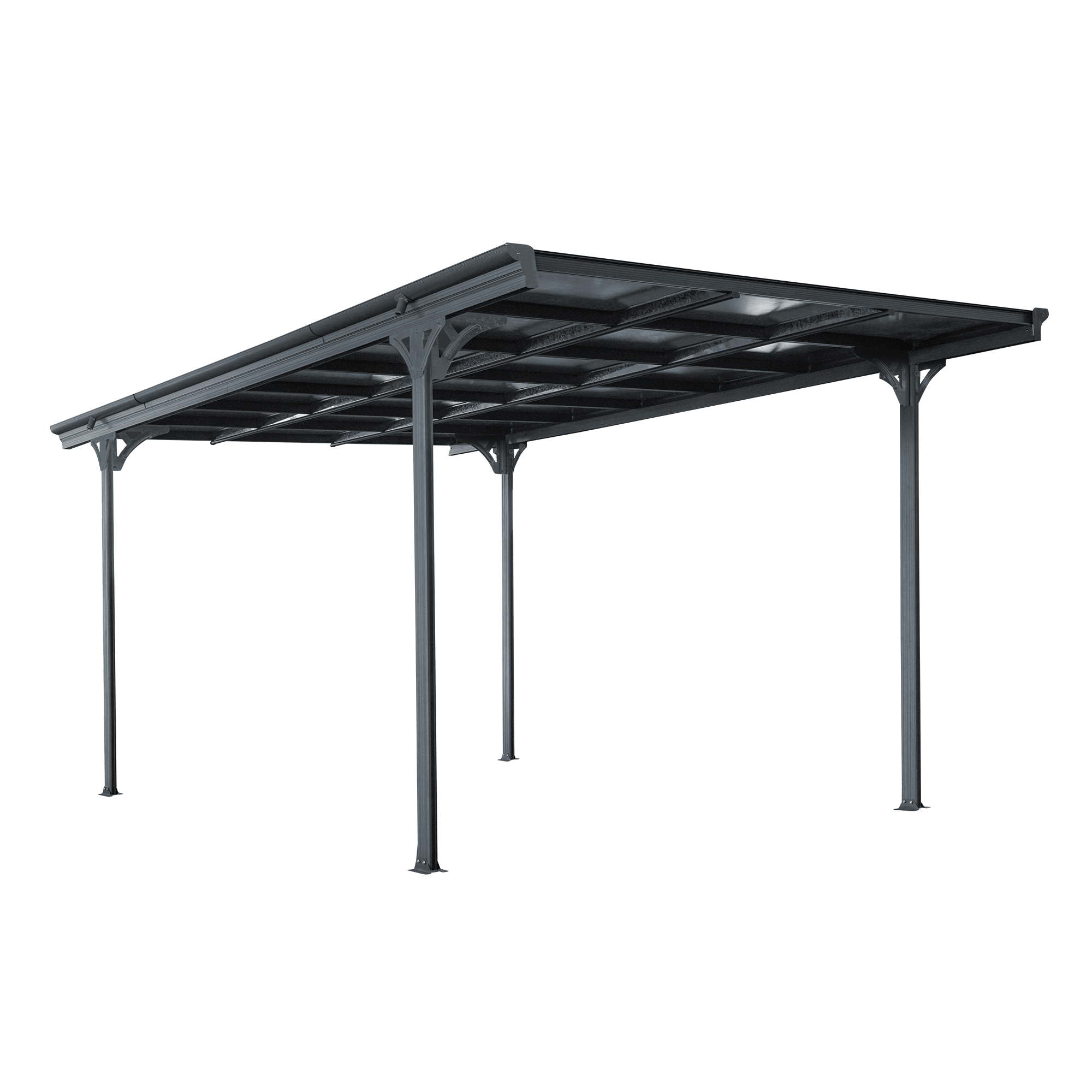 Einzelcarport 'Eco' anthrazit 503 x 300 x 232 cm + product picture