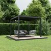 Pergola 'Shade' dunkelgrau 296 x 230 x 290 cm
