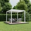 Pergola 'Shade' weiß 296 x 230 x 290 cm