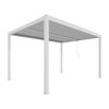 Pergola 'Shade' weiß 395 x 230 x 290 cm