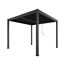 Pergola 'Shade' dunkelgrau mit Beleuchtung 296 x 230 x 290 cm