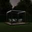 Pergola 'Shade' dunkelgrau mit Beleuchtung 296 x 230 x 290 cm